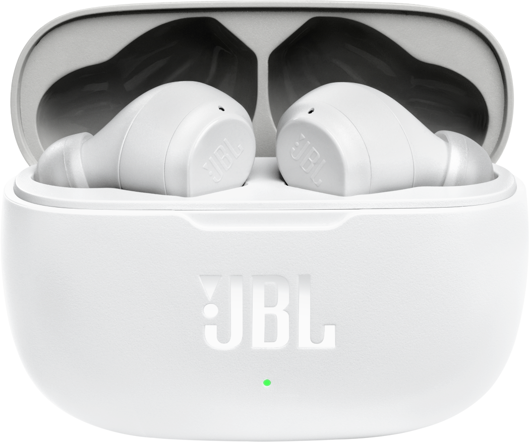 Brezžične slušalke Bluetooth JBL Wave 200TWS, TWS, bele