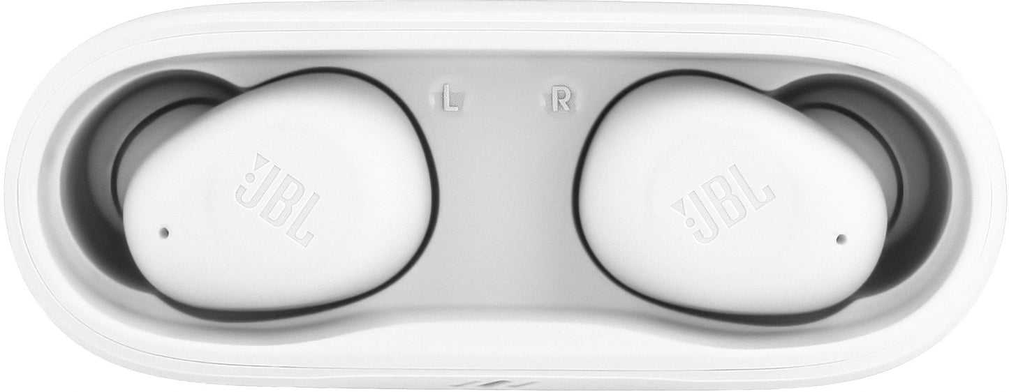 Slušalke Bluetooth JBL Wave Buds, TWS, bele JBLWBUDSWHT