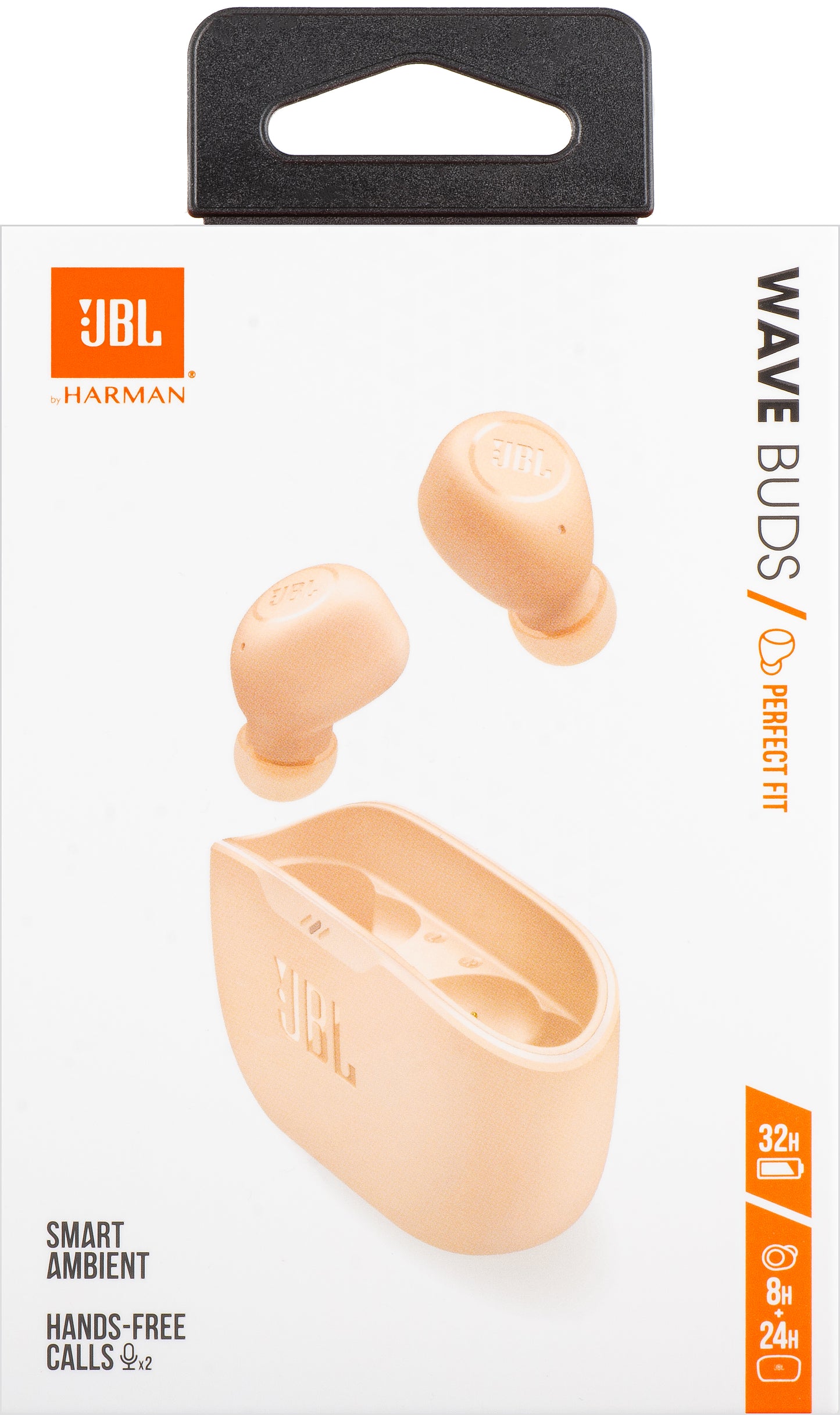 Brezžične slušalke JBL Wave Buds, TWS, Bež JBLWBUDSBEG