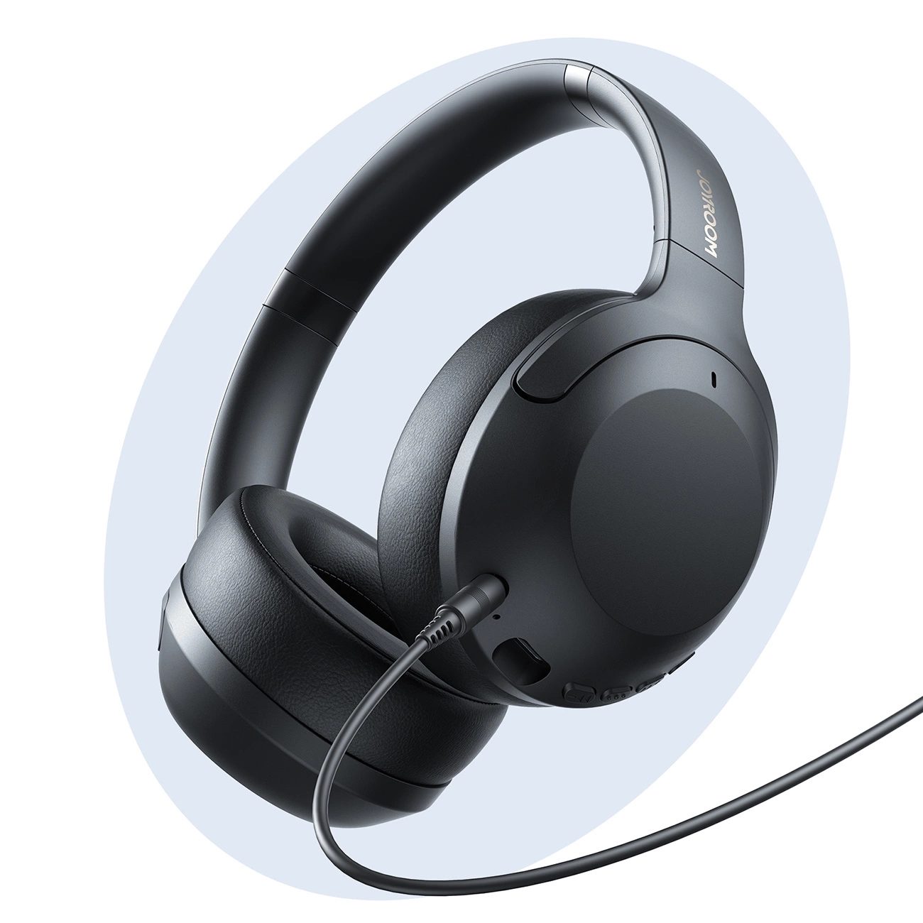 Bluetooth prostoročne slušalke Joyroom JR-JH2, A2DP, ANC, Črne