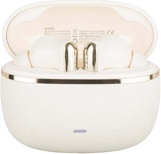 Bluetooth prostoročni Monster Clarity 200, TWS, ANC, Svetlo krem