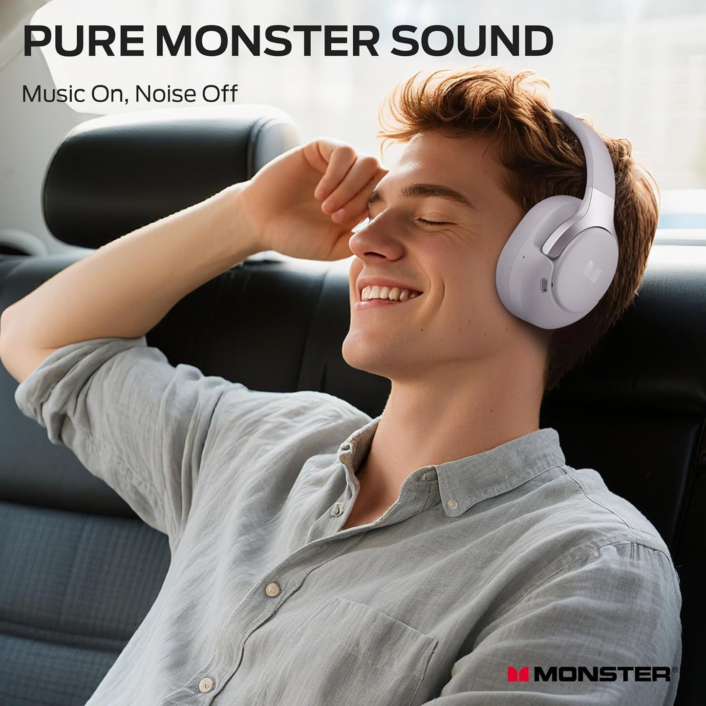 Bluetooth prostoročni Monster Persona 5th, MultiPoint, A2DP, ANC, Modra