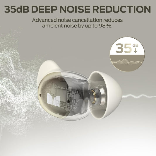 Bluetooth prostoročne slušalke Monster Sleep Ear200, TWS, ANC, zlata