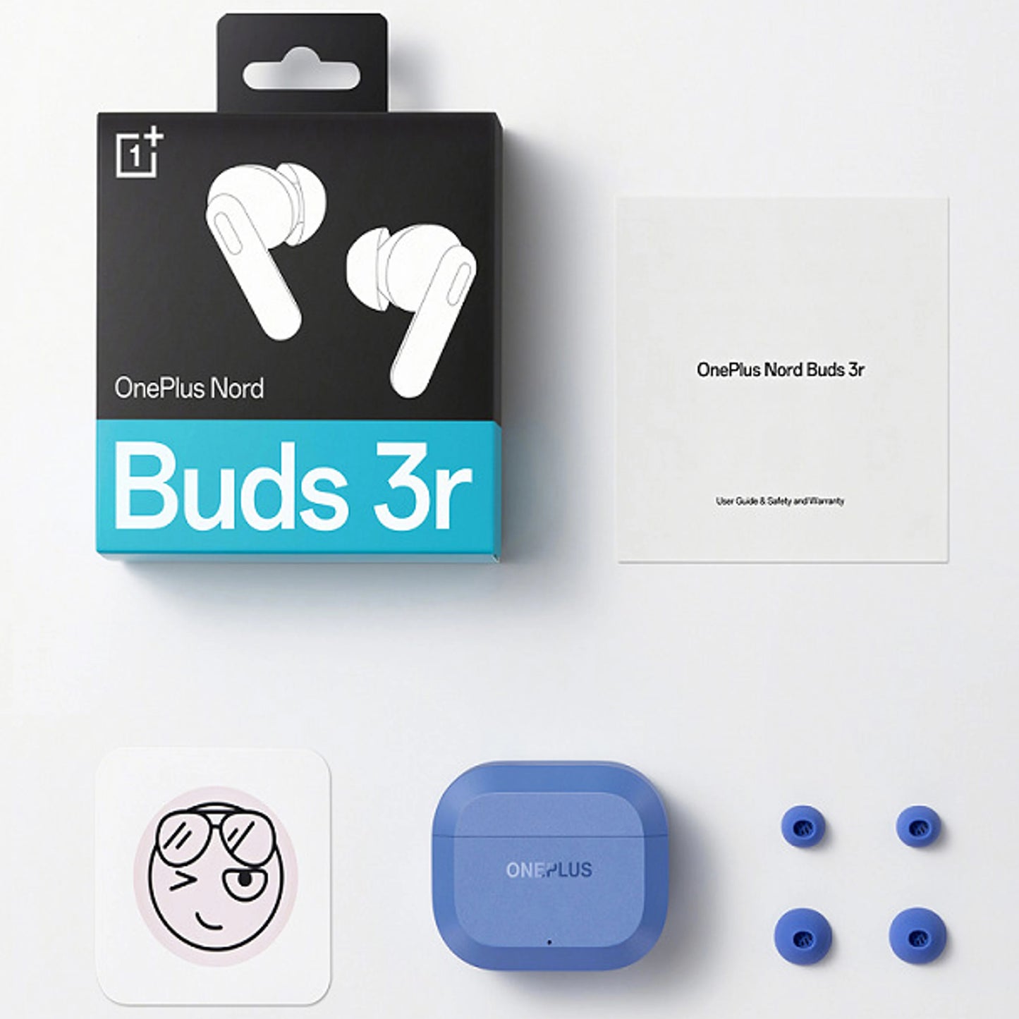 Brezžične slušalke Bluetooth OnePlus Nord Buds 3R, TWS, MultiPoint, Modre