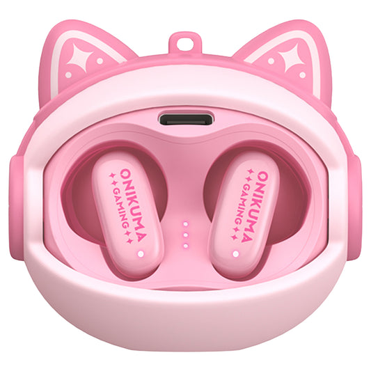 Bluetooth prostoročne slušalke Onikuma TX603, TWS, roza
