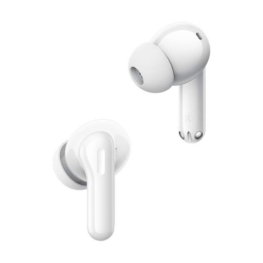 Brezžične slušalke Bluetooth Realme Buds T200, TWS, ANC, MultiPoint, Bela