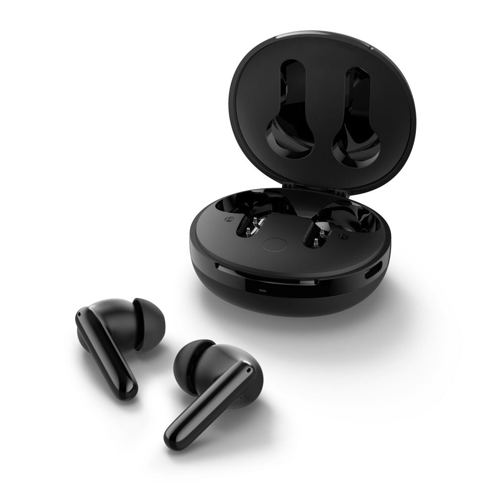 Handsfree Bluetooth Spigen SA2400, TWS, ANC, Črn