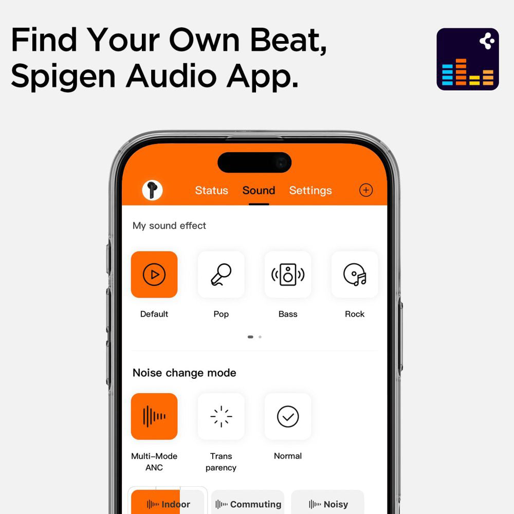 Handsfree Bluetooth Spigen SA2400, TWS, ANC, Črn