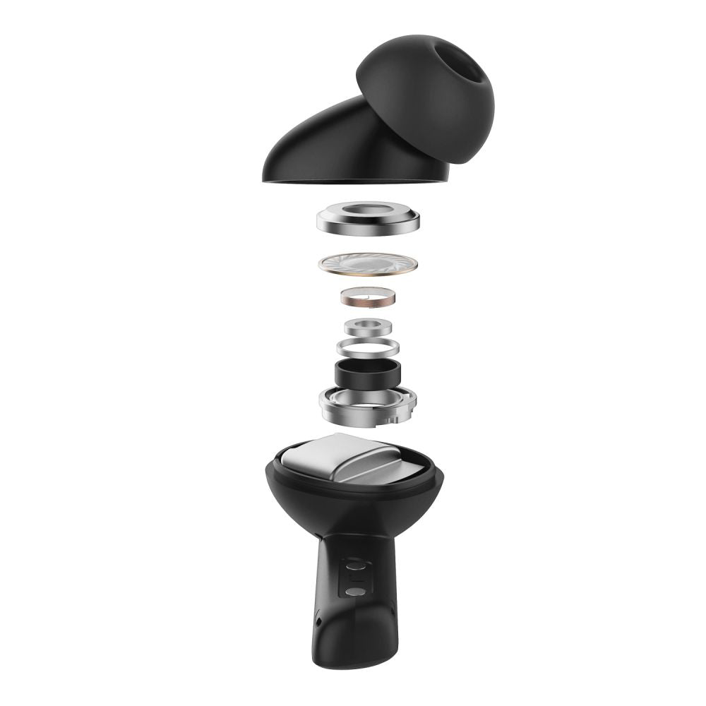 Handsfree Bluetooth Spigen SA2402, TWS, ANC, Črn