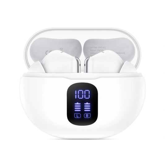 Brezžične slušalke Bluetooth Tech-Protect Ultraboost Pro G2, TWS, bele