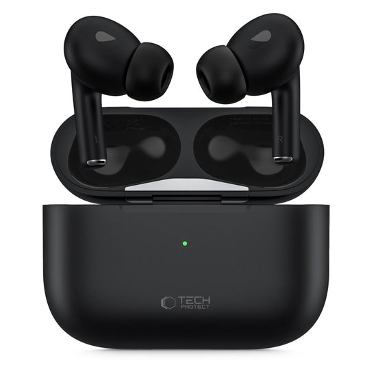 Handsfree Bluetooth Tech-Protect Ultraboost Pro, TWS, črna