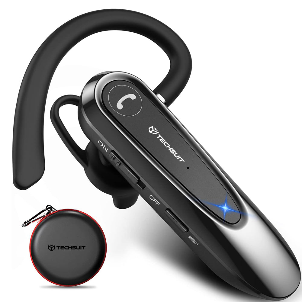 Brezžična slušalka Bluetooth Techsuit CB2 AirTalk, A2DP, Črna