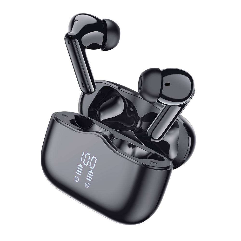 Brezžične slušalke Bluetooth Techsuit CW2 VelarX One, TWS, ANC, črne