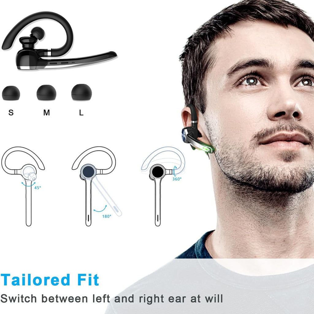 Handsfree Bluetooth Techsuit NeXound G7, MultiPoint, A2DP, Črna