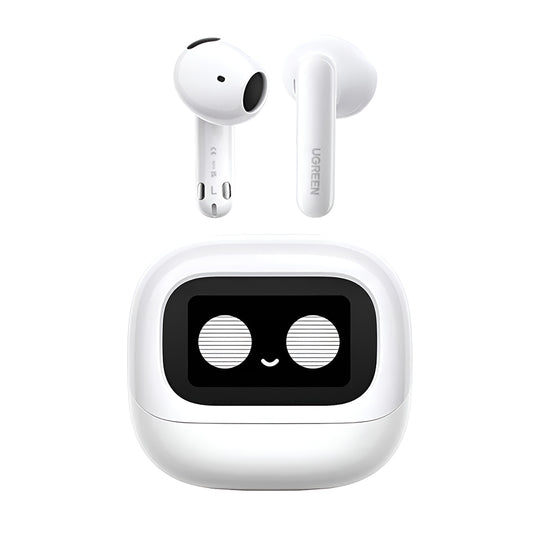 Brezžične slušalke Bluetooth UGREEN HiTune H6 Magic WS216 (65386), TWS, ANC, MultiPoint, Bela