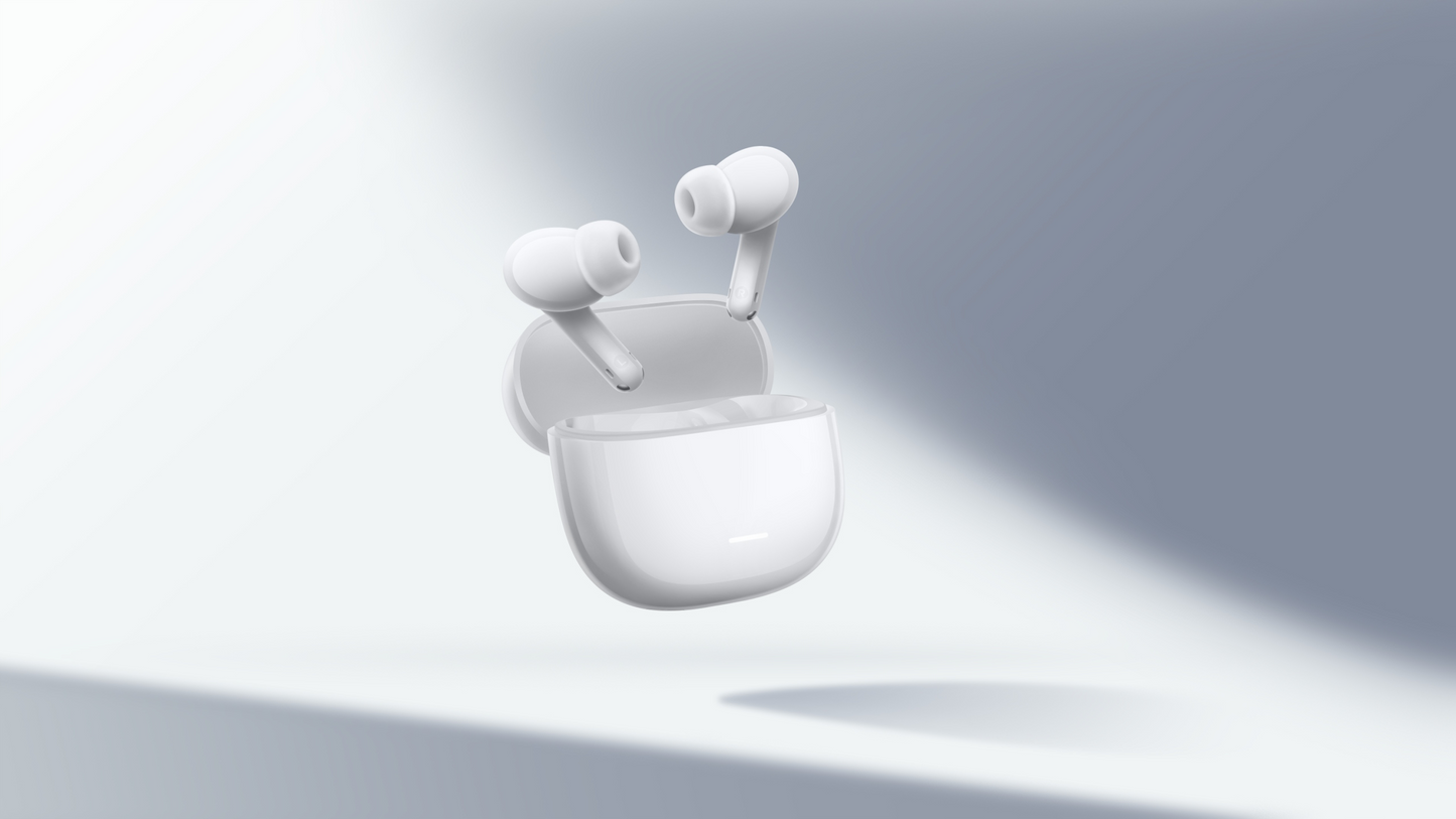 Brezžične slušalke Xiaomi Redmi Buds 8 Lite, TWS, ANC, MultiPoint, Bela BHR08OLGL
