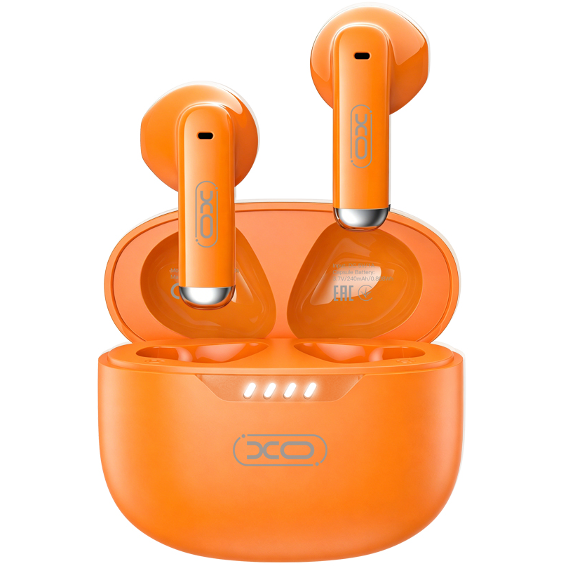 Bluetooth slušalka XO Design G50, TWS, oranžna