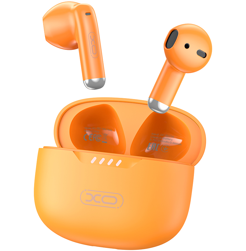 Bluetooth slušalka XO Design G50, TWS, oranžna