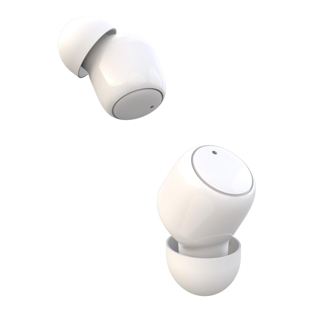 Bluetooth prostoročni XO Design G1, TWS, bel