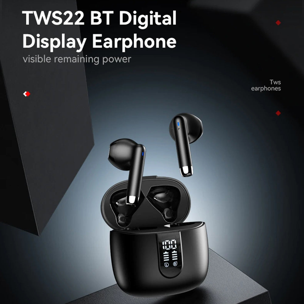 Brezžične slušalke Bluetooth Yesido TWS22, TWS, črne