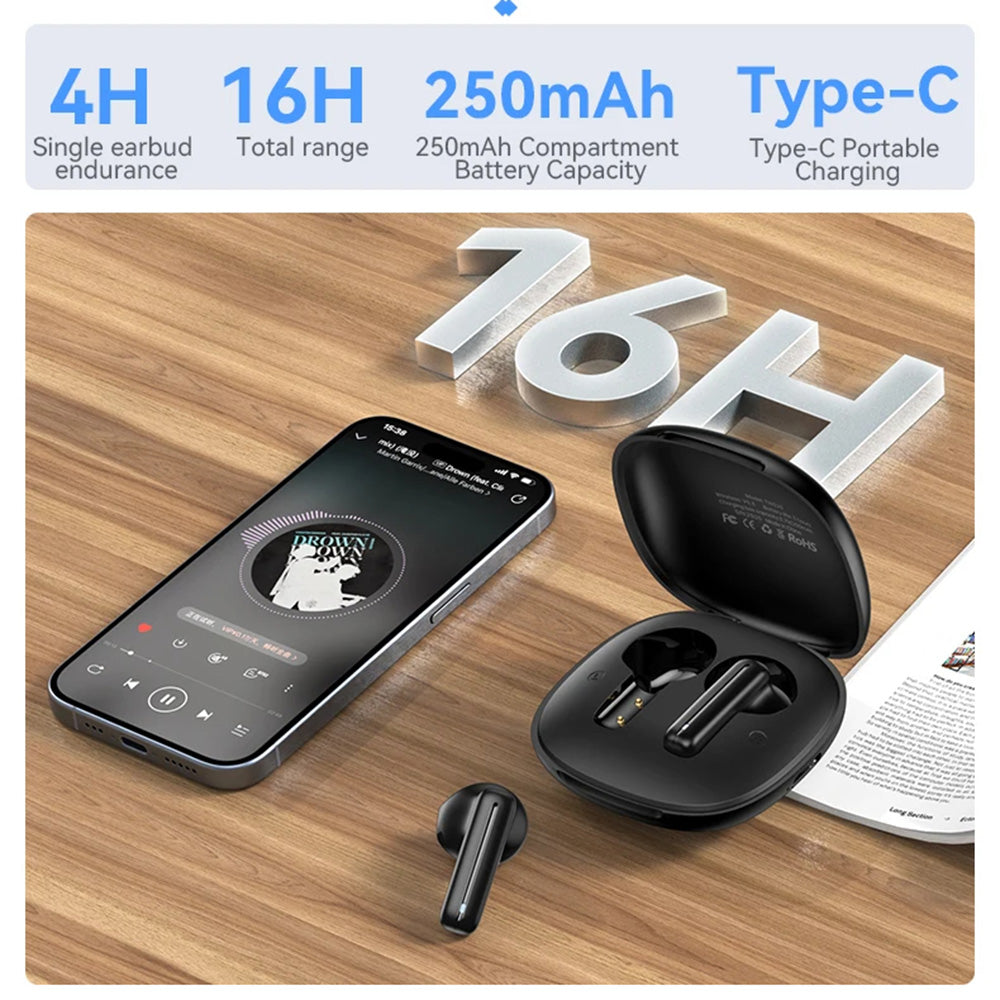 Brezžične slušalke Bluetooth Yesido TWS25, TWS, črne