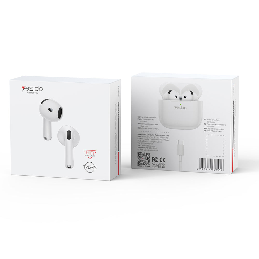 Handsfree Bluetooth Yesido TWS31S, TWS, Bel