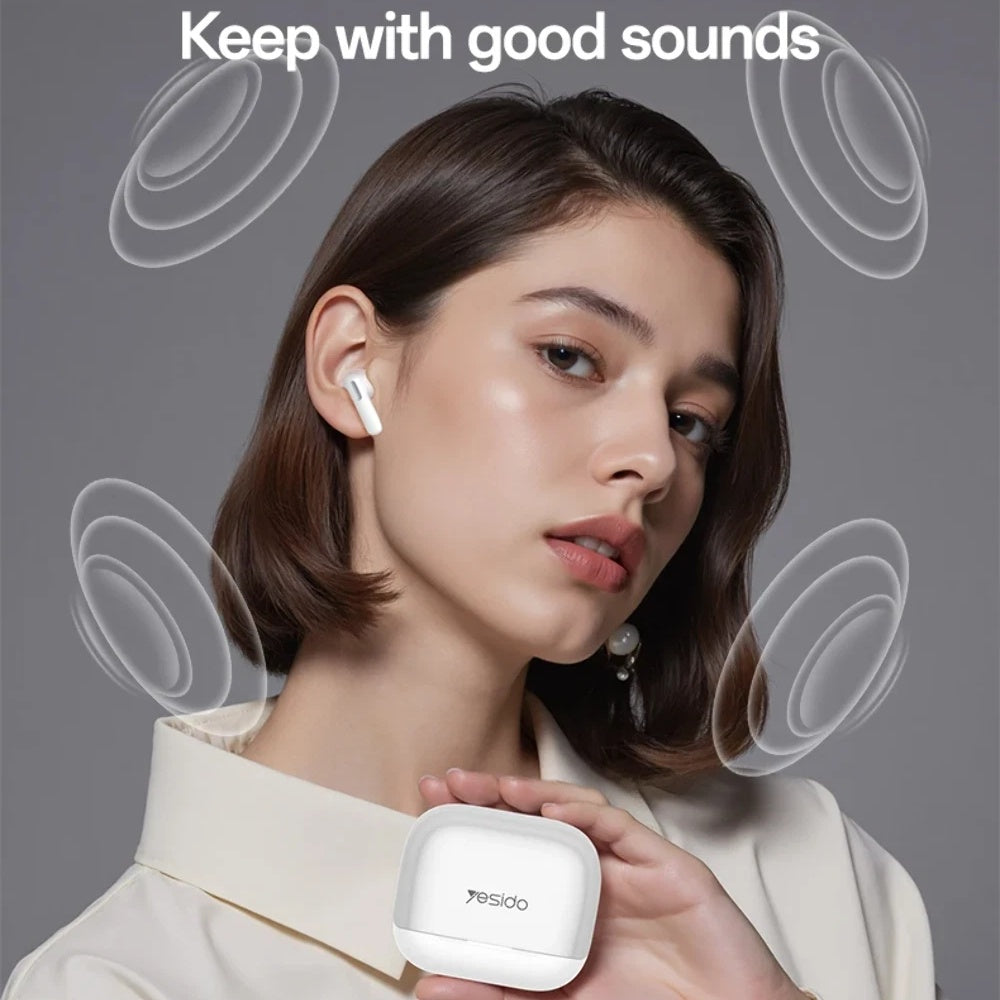 Handsfree Bluetooth Yesido TWS34, TWS, ANC, Bel