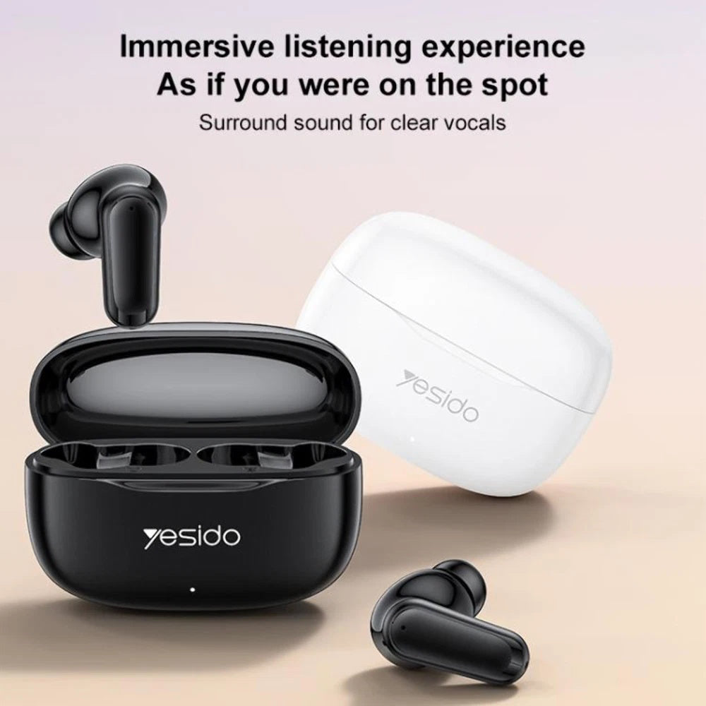 Brezžične slušalke Bluetooth Yesido TWS38, TWS, črne