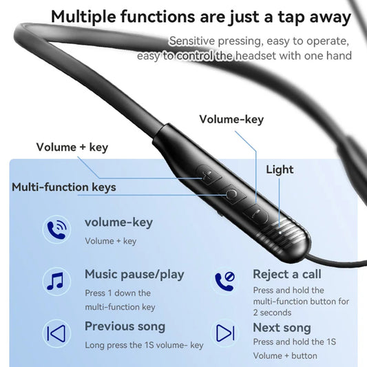 Brezžične slušalke Bluetooth Yesido YSP20, A2DP, črne