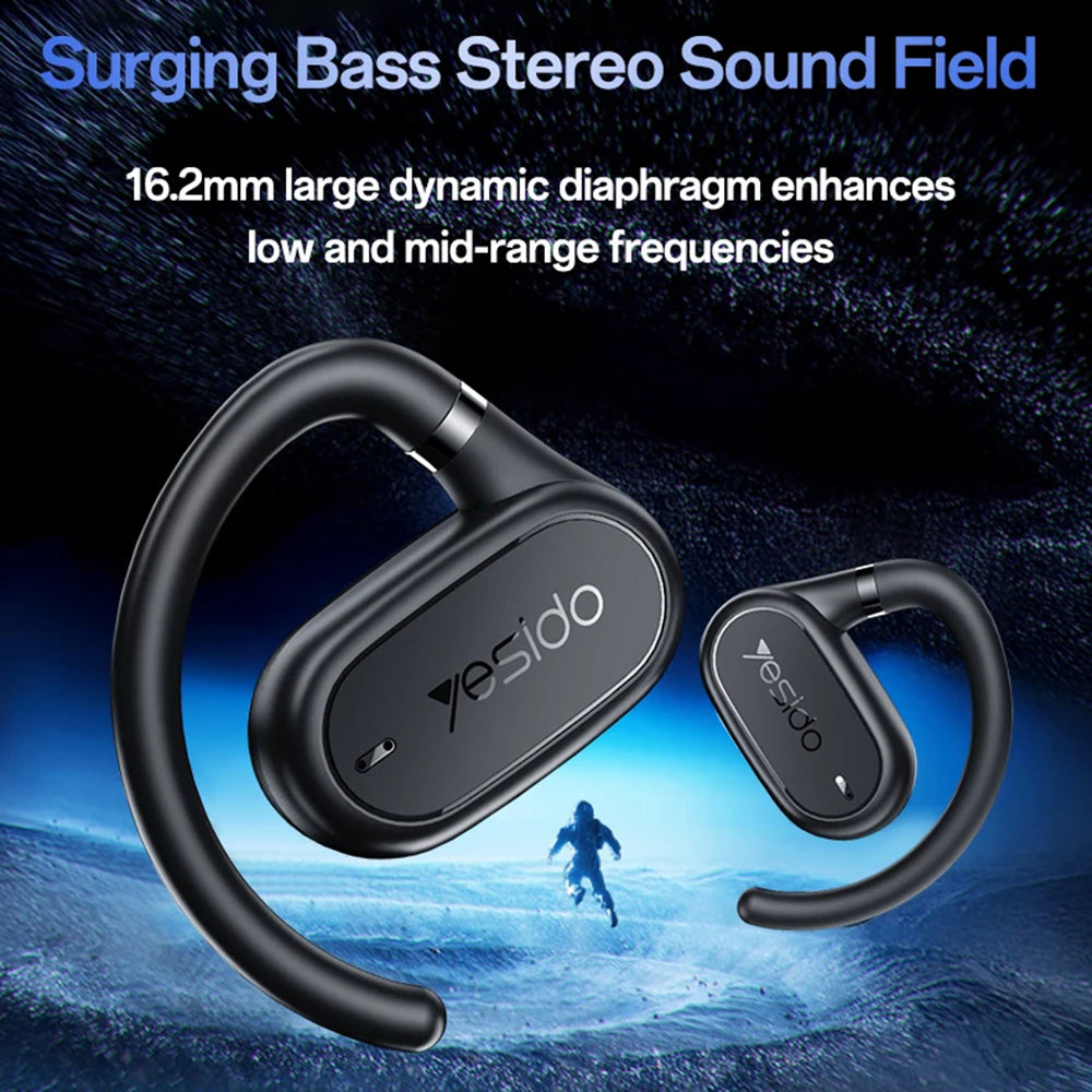 Handsfree Bluetooth Yesido YSP25, TWS, Črn