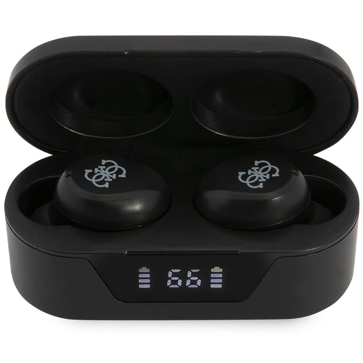 Brezžične slušalke Bluetooth Guess Classic Logo, TWS, črne
