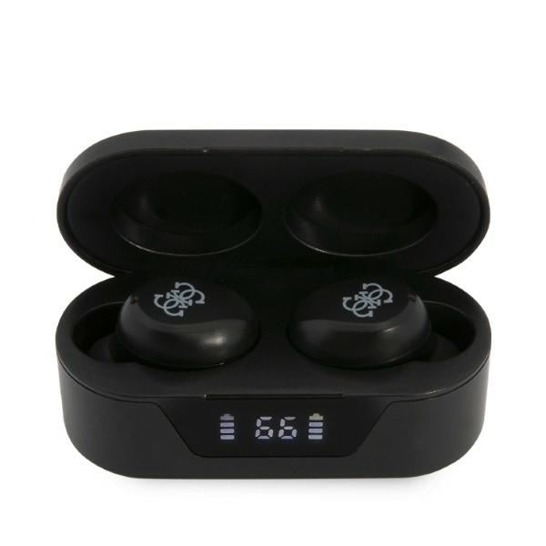 Brezžične slušalke Bluetooth Guess Classic Logo, TWS, črne