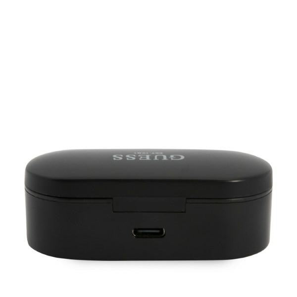 Brezžične slušalke Bluetooth Guess Classic Logo, TWS, črne