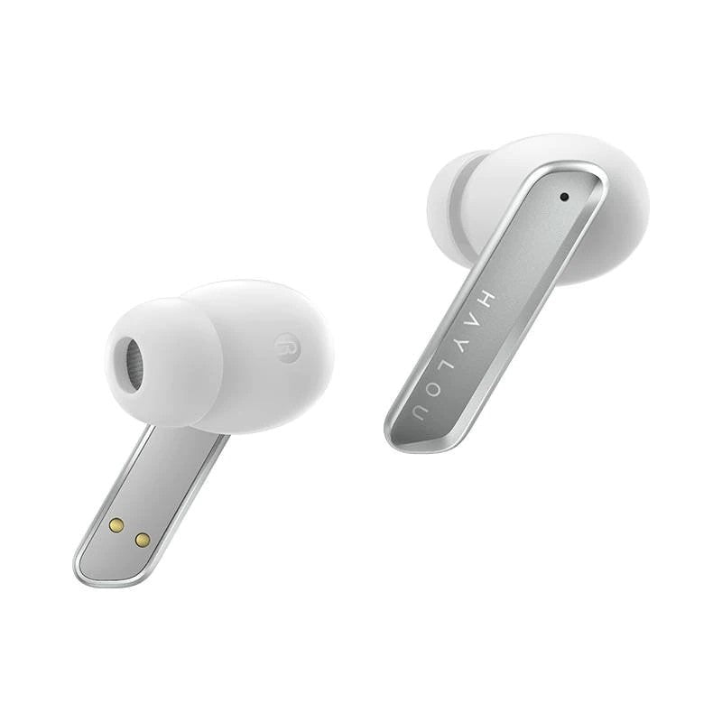 Bluetooth prostoročni telefon Haylou W1, TWS, srebrna