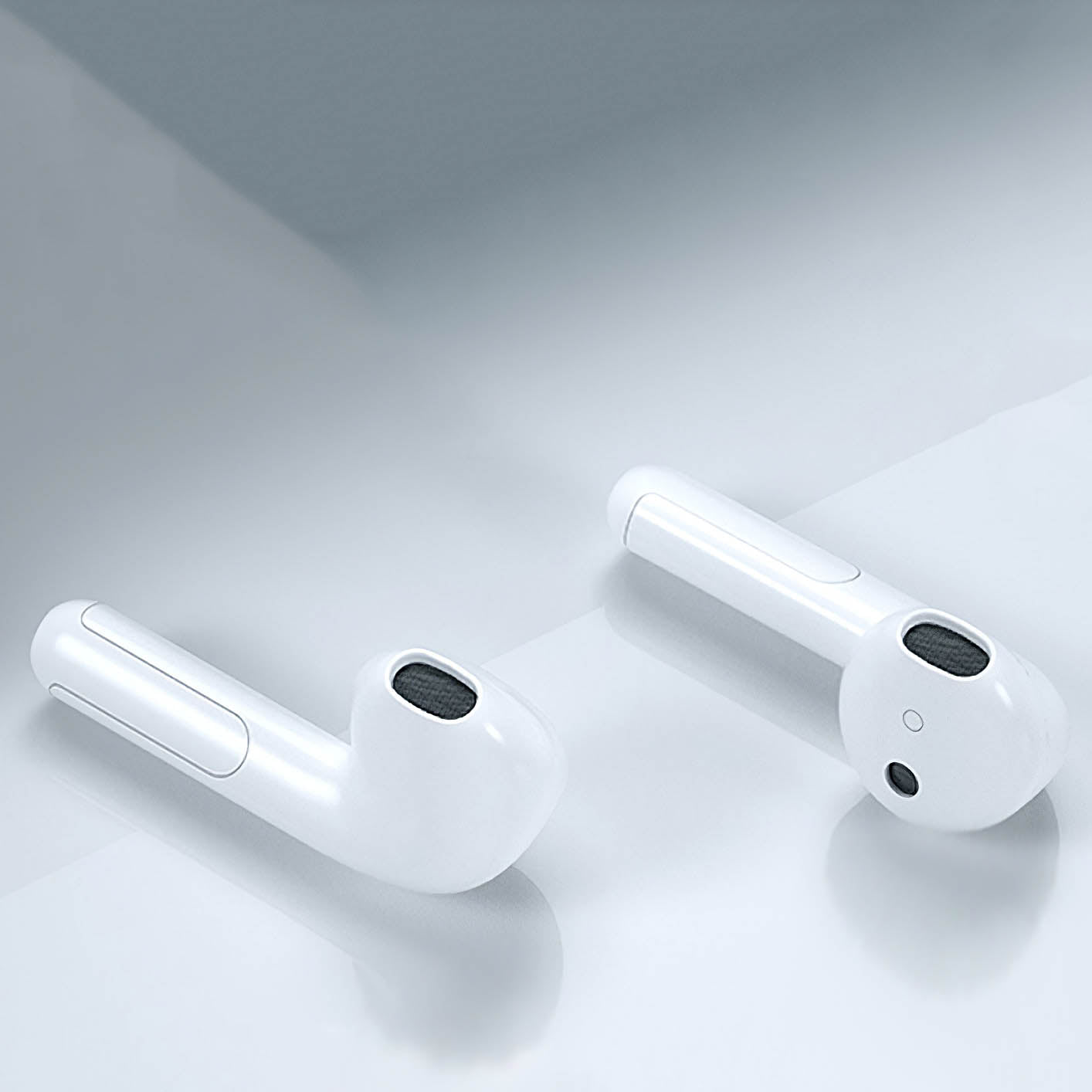 Brezžične slušalke Bluetooth Rock Space EB100, TWS, bele