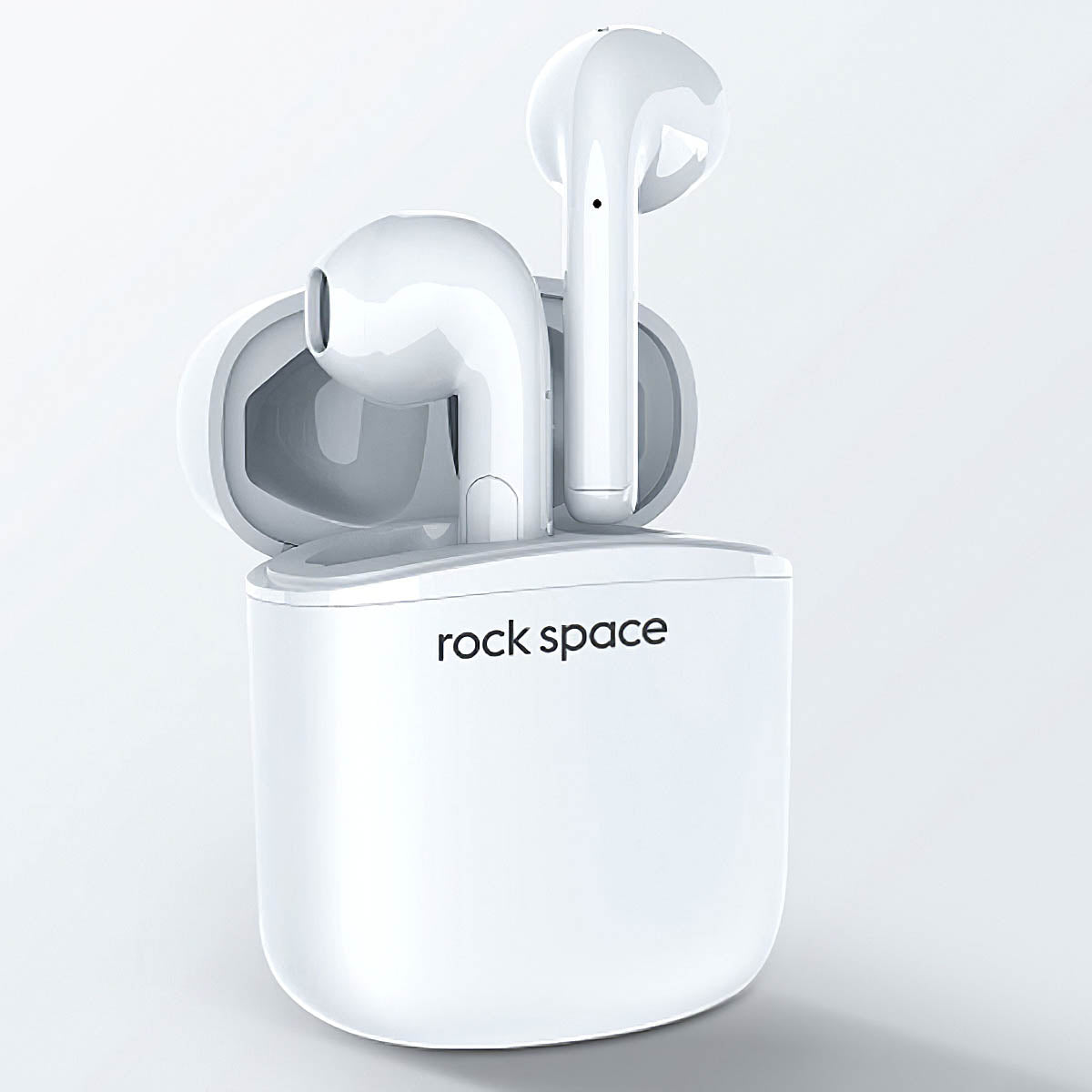Brezžične slušalke Bluetooth Rock Space EB100, TWS, bele
