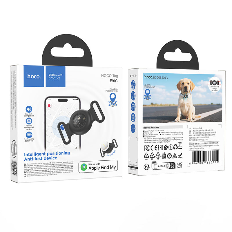HOCO SmartTag E91C za iOS serijo, Bel