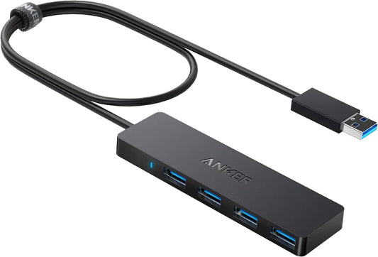 Anker USB Hub, 4 x USB-A 3.0, črn A7516016