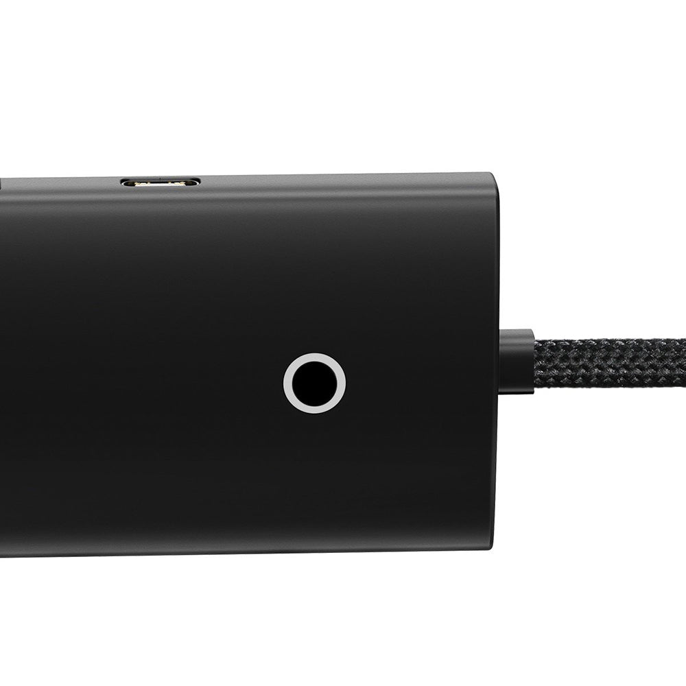 Hub USB Baseus Lite, 4 x USB-A 3.0 - 1 x USB-C, 1m, Črn WKQX030101