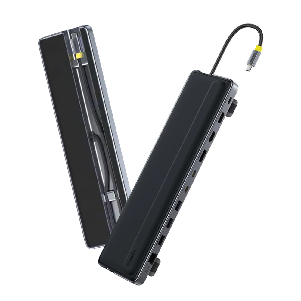 Hub USB-C Baseus EliteJoy EH3, 12in1, Siv B00051300111-00