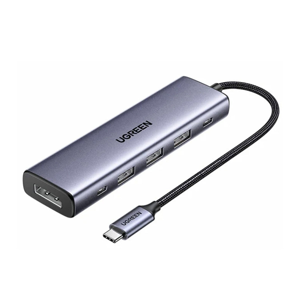 Hub USB-C UGREEN CM511 (75642), 6v1, Siv