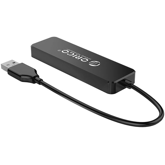 USB hub Orico FL01, 4 x USB-A, črn