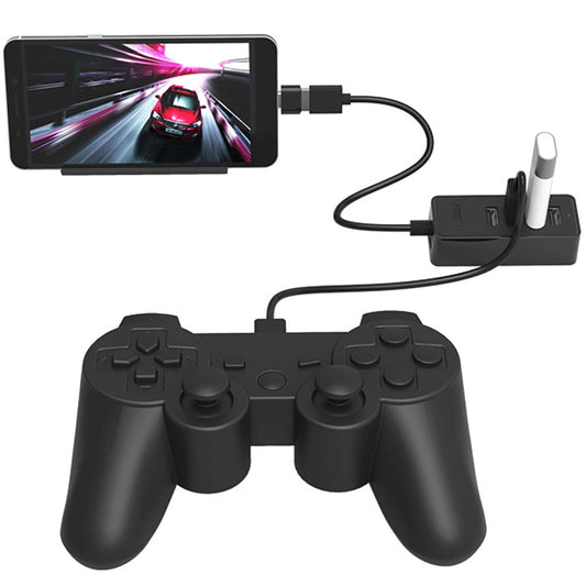 USB hub Orico W5P-U2-100, 4 x USB-A, 1m, črn