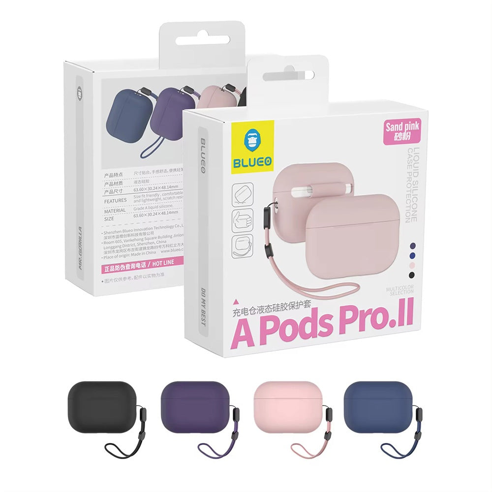 Ovitek Blueo Liquid za Apple AirPods Pro 2, roza