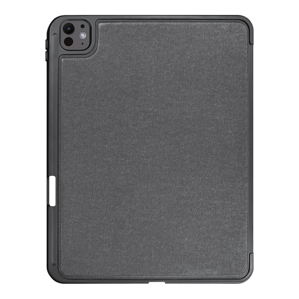 Ovitek s tipkovnico za Apple iPad Pro 13 (2024), Techsuit, KeyTab Pro, črn