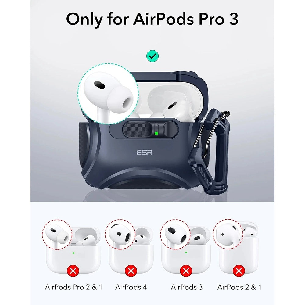 Ovitek ESR Cyber FlickLock za Apple AirPods Pro 3, Modra
