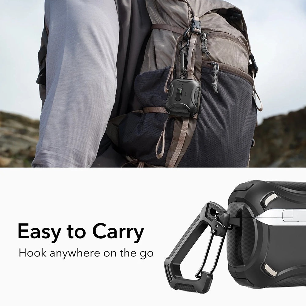 Ovitek ESR Cyber FlickLock za Apple AirPods Pro 3, Črn