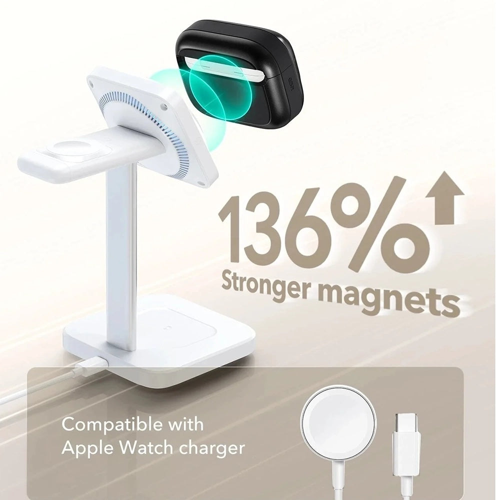 Ovitek ESR Pulse Magnetic FlickLock za Apple AirPods Pro 3, Bel