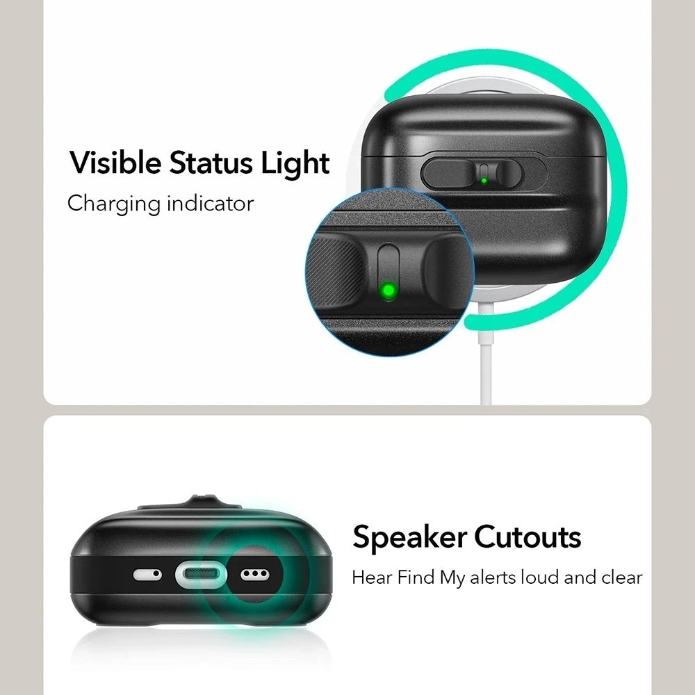 Ovitek ESR Pulse Magnetic FlickLock za Apple AirPods Pro 3, Mornarsko modra