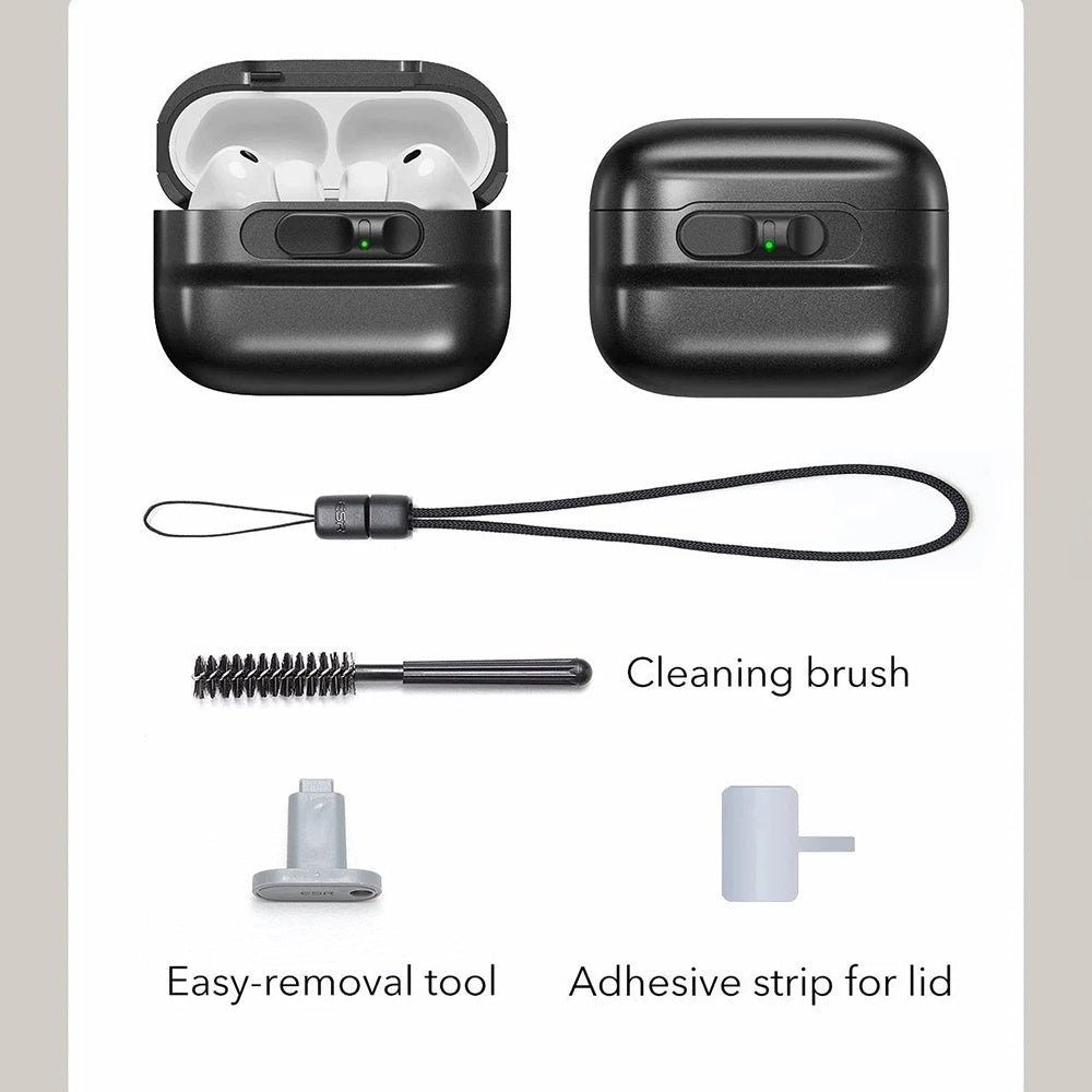 Ovitek ESR Pulse Magnetic FlickLock za Apple AirPods Pro 3, Mornarsko modra